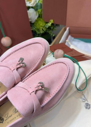Женские лоферы Loro Piana Pink