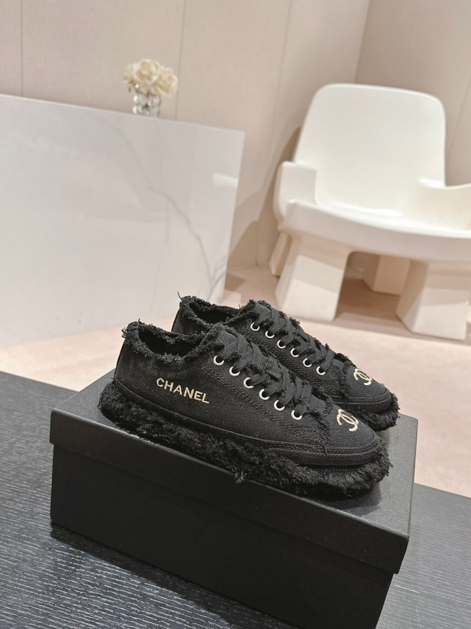 Женские кеды Chanel Black