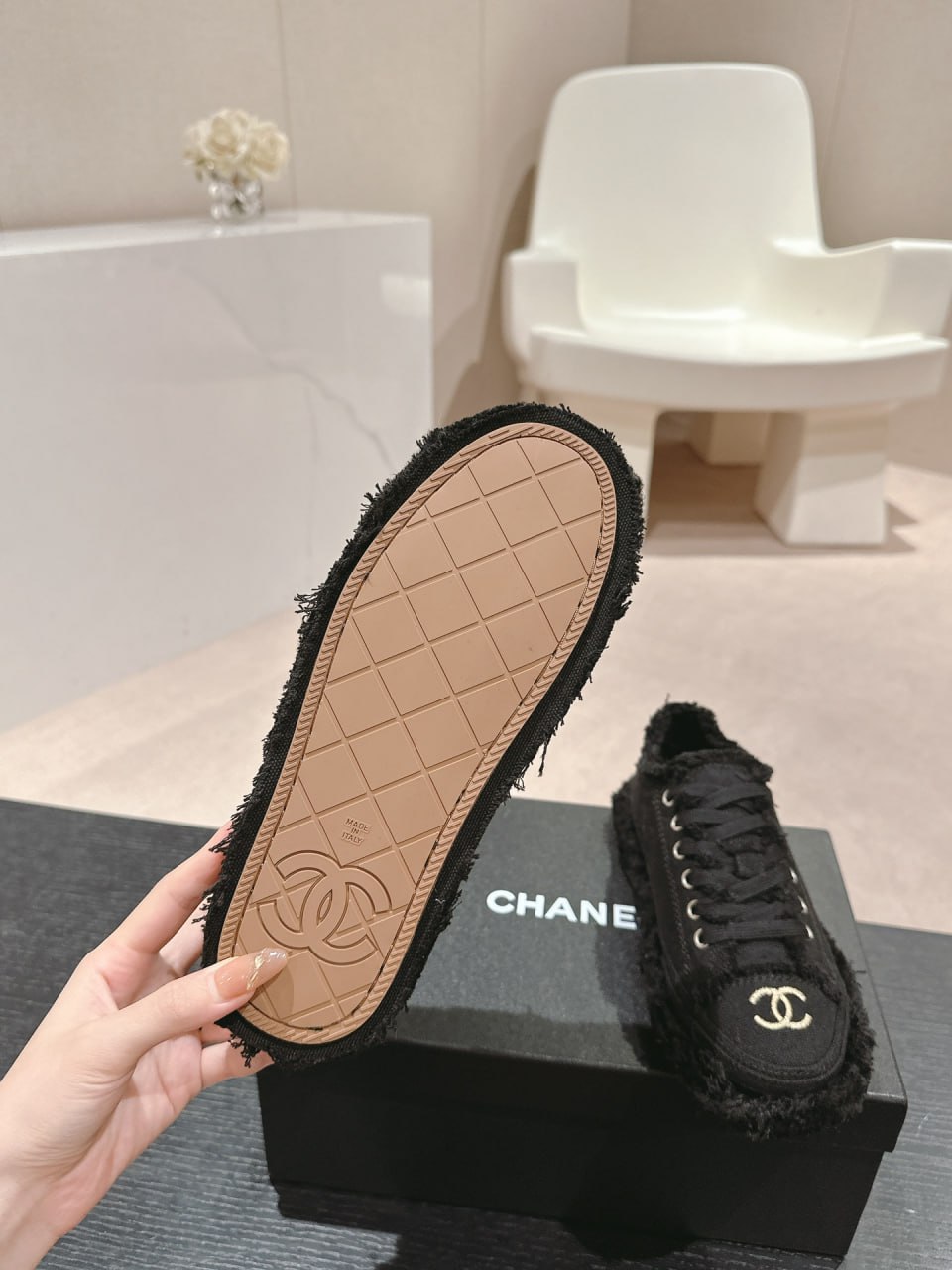 Женские кеды Chanel Black — изображение 4