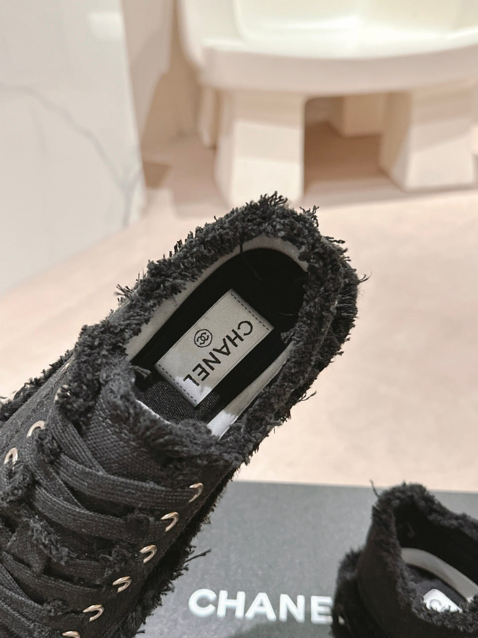 Женские кеды Chanel Black — изображение 2